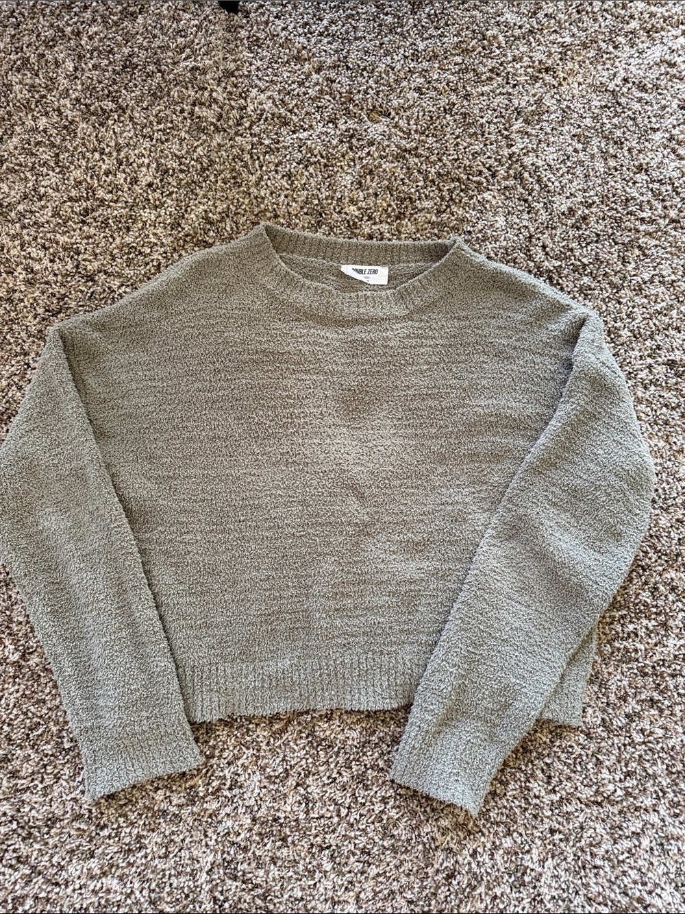 Double Zero Olive Green Crewneck Sweater